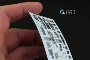 Intérieur imprimé en 3D et coloré sur papier décalcomanie Quinta Studio QD48052 F-15E (pour maquette Revell) 1/48  – immagine 5