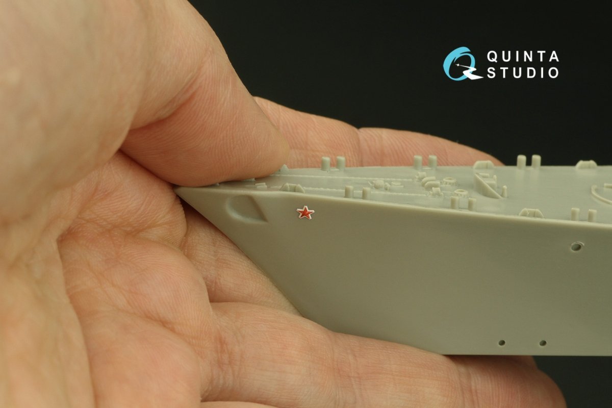 Quinta Studio QP135004 Stars and National emblems for Soviet/Russian warships 1/350 – zdjęcie 4
