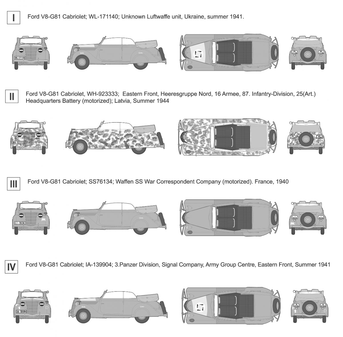 Roden 820 Ford V8-G81 Cabriolet 1/35 – Bild 4