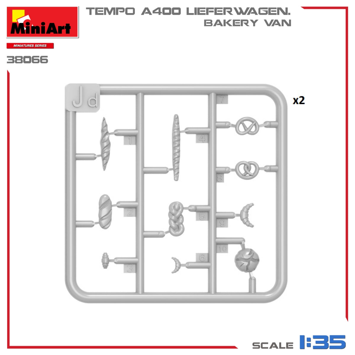 MiniArt 38066 TEMPO A400 LIEFERWAGEN. FOURgon BOULANGERIE 1/35 – image 12