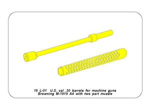 Aber 16L-01 Browning M-1919 A4 deux parties 1/16  – imagen 4