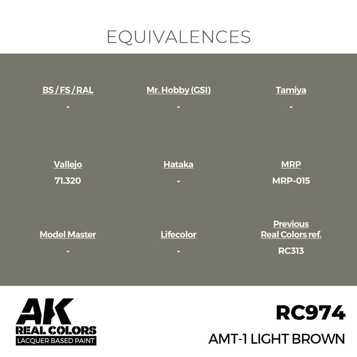 AK Interactive RC974 AMT-1 Brun clair 17 ml – imagen 3