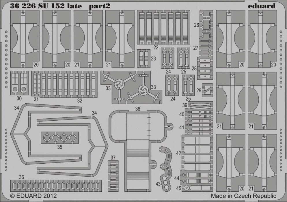 Eduard 36226 SU 152 fin 1/35 Trumpeter