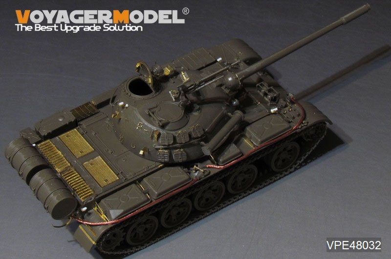 Kit de mise à niveau Voyager Model VPE48032 pour char de combat principal russe moderne T-55 (pour TAMIYA 32598) 1/48 – Bild 5