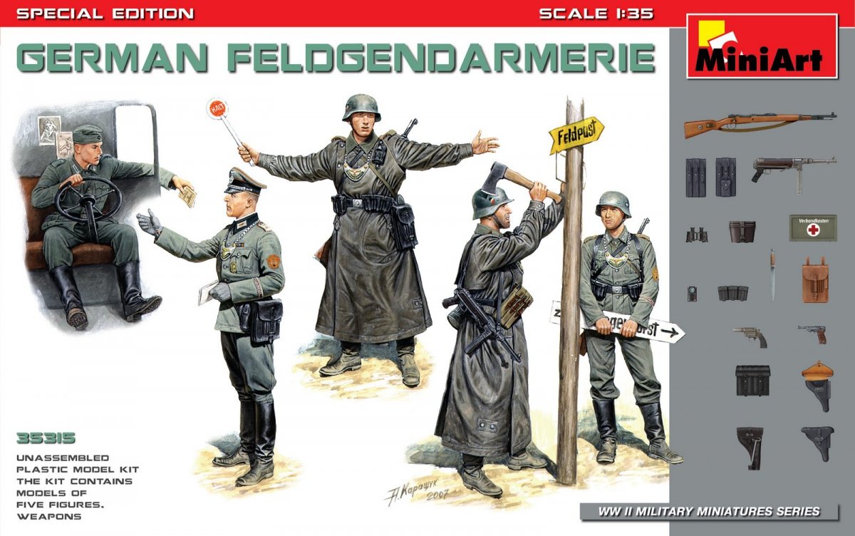 MiniArt 35315 FELDGENDARMERIE ALLEMANDE. ÉDITION SPÉCIALE 1/35