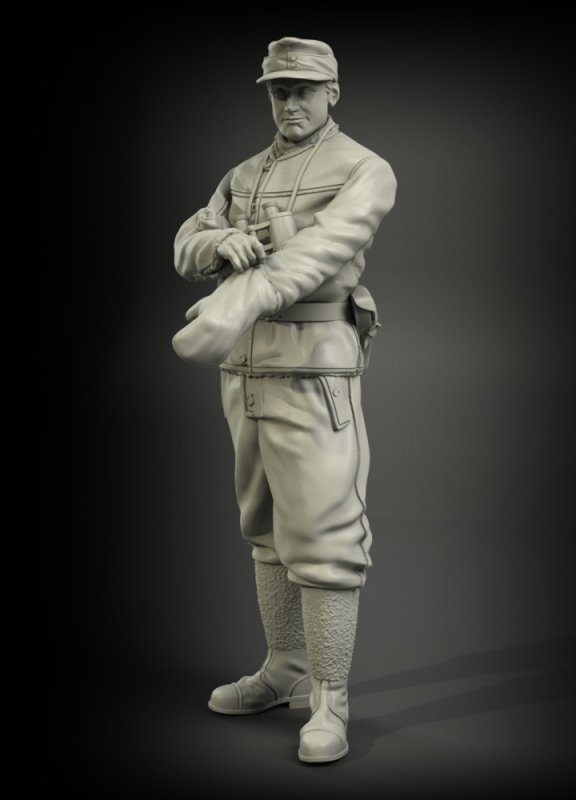 Panzer Art FI35-028 Chemise d&amp;#39;hiver d&amp;#39;officier de char Waffen-SS n° 2 1/35