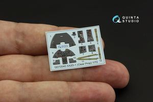 Intérieur imprimé en 3D et coloré sur papier décalcomanie (accessoire transparent) Quinta Studio QD72040 XA2D-1, échelle 1/72 – Bild 2