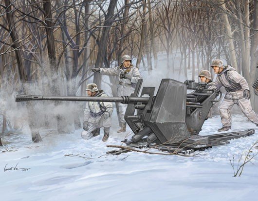 Trumpeter 02310 Flak 37 (canon antiaérien allemand de 3,7 cm) (1/35)