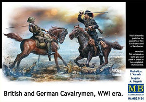 Master Box 35184 Cavaliers britanniques et allemands, époque de la Première Guerre mondiale