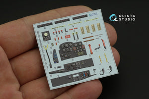 Intérieur imprimé en 3D et coloré sur papier décalcomanie (Revell) Quinta Studio QD32074 Me 262B1a/U-1 1/32 – Bild 9