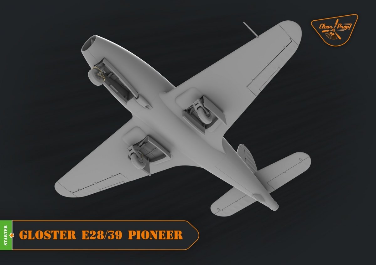 Clear Prop! CP72007 GLOSTER E28/39 PIONEER STARTER KIT 1/72 – zdjęcie 4