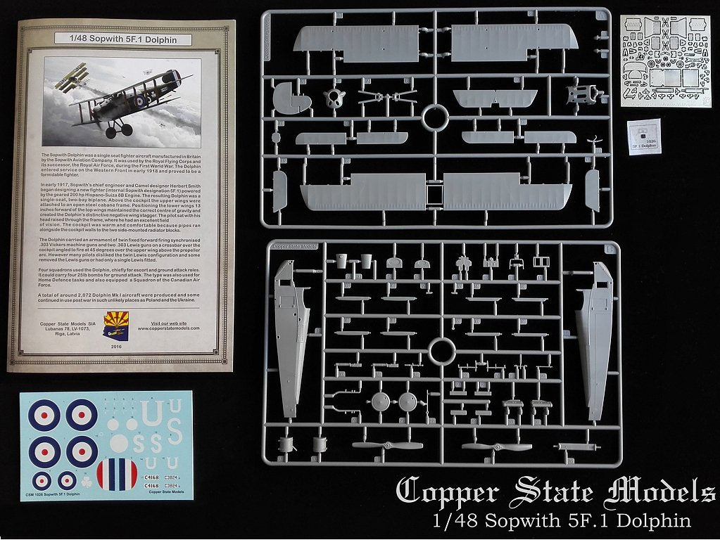 Maquette Copper State Models K1026 Sopwith 5F.1 Dolphin au 1/48 – Bild 3
