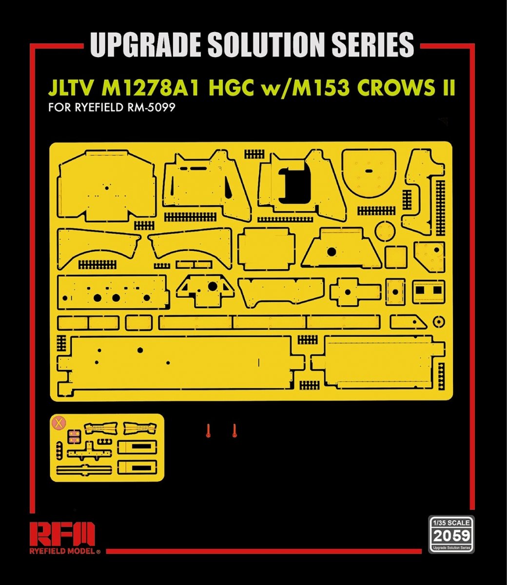 Rye Field Modèle 2059 JLTV M1278A1 HGC avec M153 CROWS II RFM 5099 - Solution de mise à niveau 1/35 – image 2