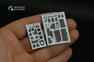 Intérieur imprimé en 3D et coloré sur papier décalcomanie Quinta Studio QDS-48395 F-14A (Hobby Boss) (Petite version) 1/48 – image 6