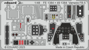 Eduard 491384 Vampire FB.5 Airfix 1/48 – imagen 2