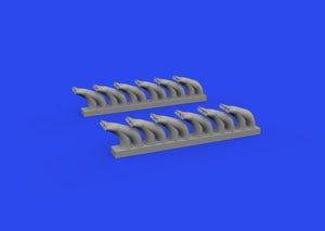 Eduard 648958 P-39 échappements en queue de poisson IMPRESSION EDUARD 1/48
