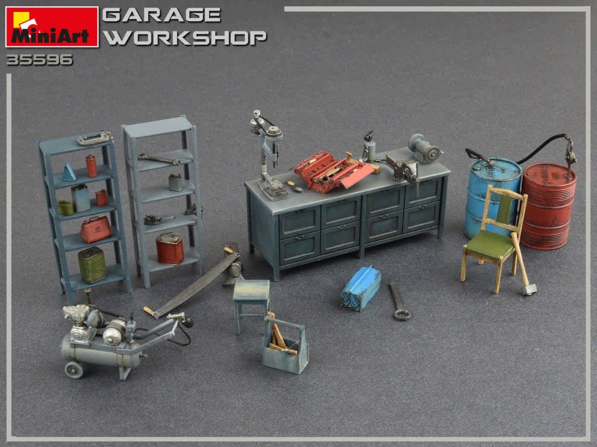 MiniArt 35596 Garage Atelier 1/35 – image 3