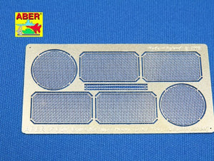 Aber 35G24 Grilles pour char super lourd allemand E-100 (1/35)