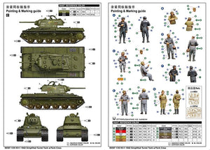 Trumpeter 09597 KV-1 1942 Char à tourelle simplifiée avec équipage, échelle 1/35 – image 6
