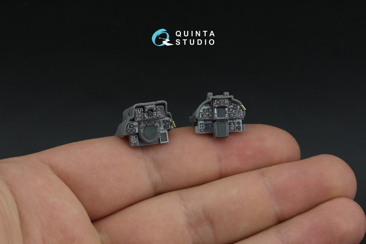 Intérieur imprimé en 3D et coloré sur papier décalcomanie Quinta Studio QDS-48592 F-14A Tomcat (GWH) (Petite version) 1/48 – Bild 8