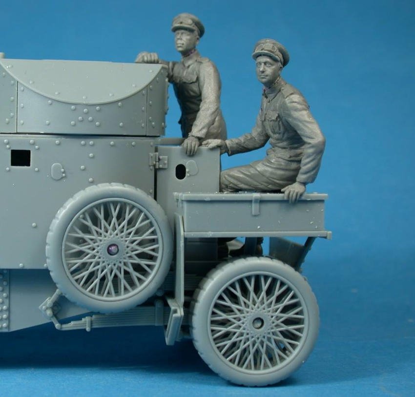 Modèle réduit Copper State Models F35-005 : Membre d&amp;#39;équipage d&amp;#39;une division de véhicules blindés de la RNAS britannique observant, échelle 1/35  – immagine 3