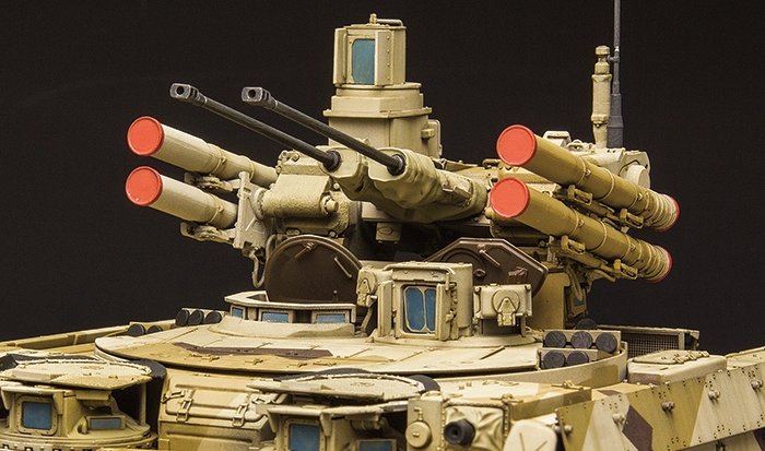 Meng Modèle TS-010 VÉHICULE DE COMBAT D&amp;#39;APPUI FEU TERMINATOR RUSSE BMPT avec KMT-8 (1/35) – image 7