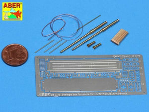 Aber 35L-089 Ensemble de 2 canons de canon allemands de 2 cm L/65 pour Flak 38 avec boîte de rangement (1/35) – Bild 3