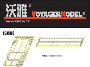 Garde-boues Voyager modèle PE35183 pour T-34/76 STZ Mod.1941 pour DRAGON 6355 1/35