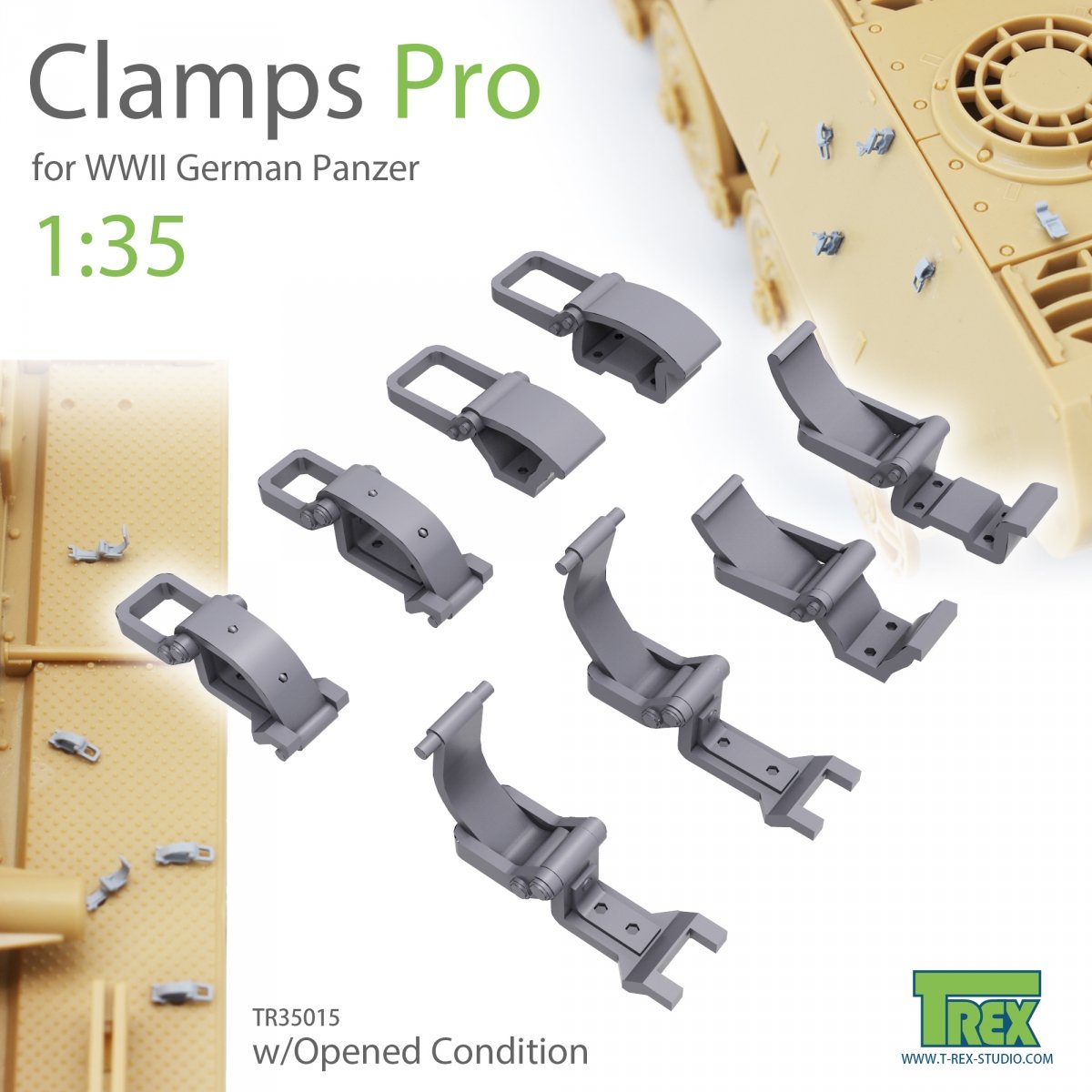 Pinces T-Rex Studio TR35015 Pro pour Panzer allemand 1/35