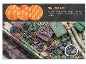 Liang 0420 Grenade allemande imprimée en 3D Seconde Guerre mondiale x 46 1/35 – image 4