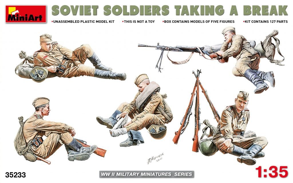 MiniArt 35233 SOLDATS SOVIÉTIQUES EN PAUSE (1/35)