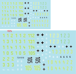 Star Decals 72-A1019 Tigres du Front Ouest n° 1 1/72 – Bild 3