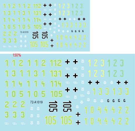 Star Decals 72-A1019 Tigres du Front Ouest n° 1 1/72 – Bild 3