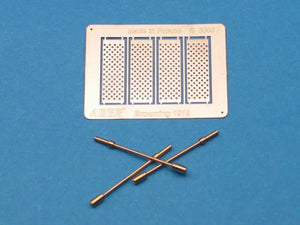 Aber 35L-054 Jeu de 3 canons US cal .30 pour mitrailleuses Browning M-1919 A4 (1/35)