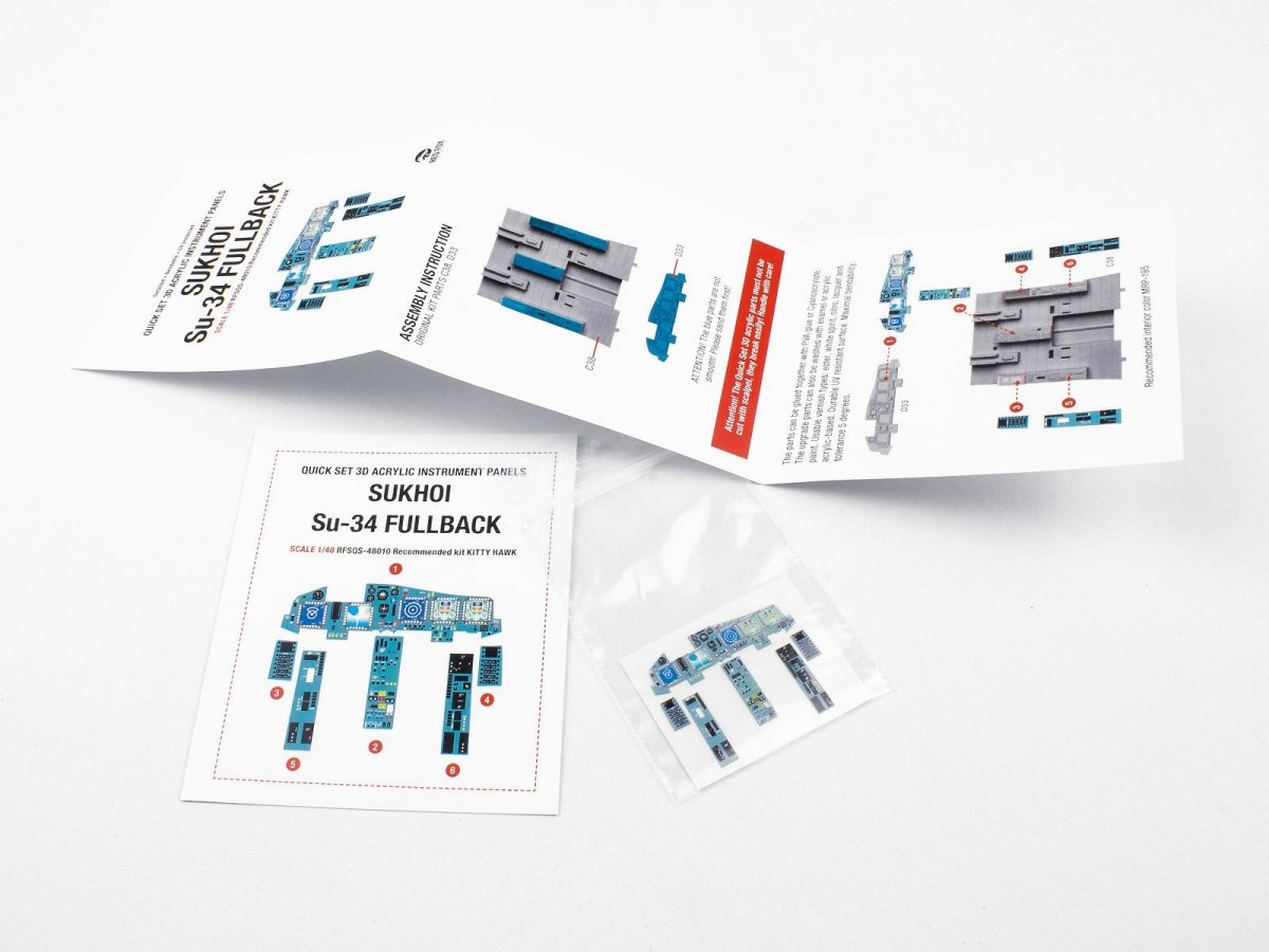 Red Fox Studio QS-48010 Su-34 FULLBACK 1/48 – immagine 3