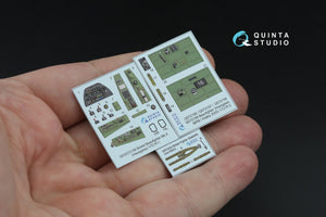 Intérieur coloré imprimé en 3D sur papier décalcomanie Quinta Studio QD72198 Bristol Beaufighter Mk.X (Hasegawa) 1/72 – image 3