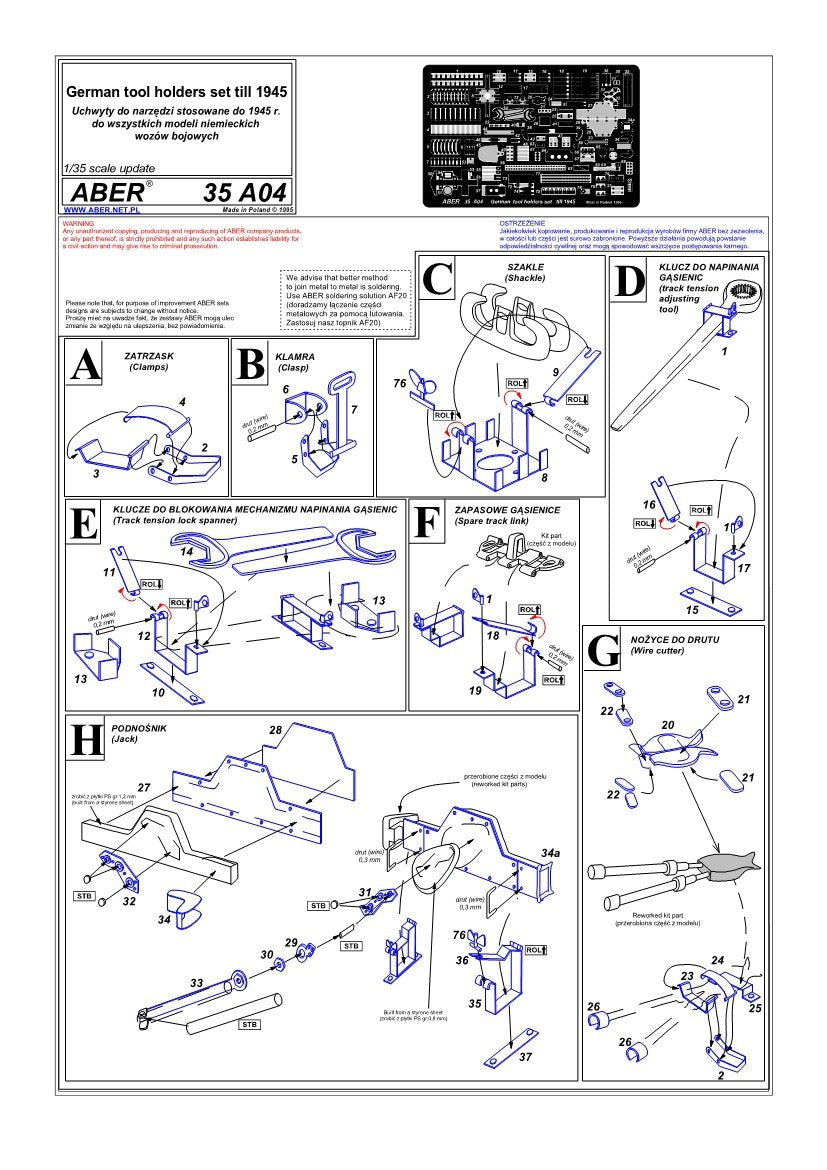 Porte-outils allemands Aber 35A004 jusqu&amp;#39;en 1945 (1/35) – image 4