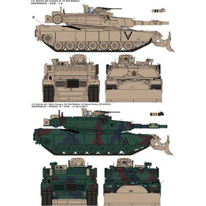 Lame de bulldozer de combat M1A1 FEP Abrams, modèle Rye Field 5048, USMC, échelle 1/35 – Bild 6