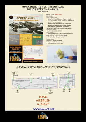 Maquette Airfix Supermarine Spitfire Mk IXc 1/24 (réf. 24DET016) – immagine 2