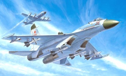 Trumpeter 01661 Chasseur russe Su-27 type précoce (1/72)