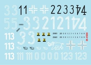 Star Decals 35-C1333 Tiger I. sPzAbt 502 n° 1. Tigres de première génération (1942-43). Échelle 1/35 – Bild 2
