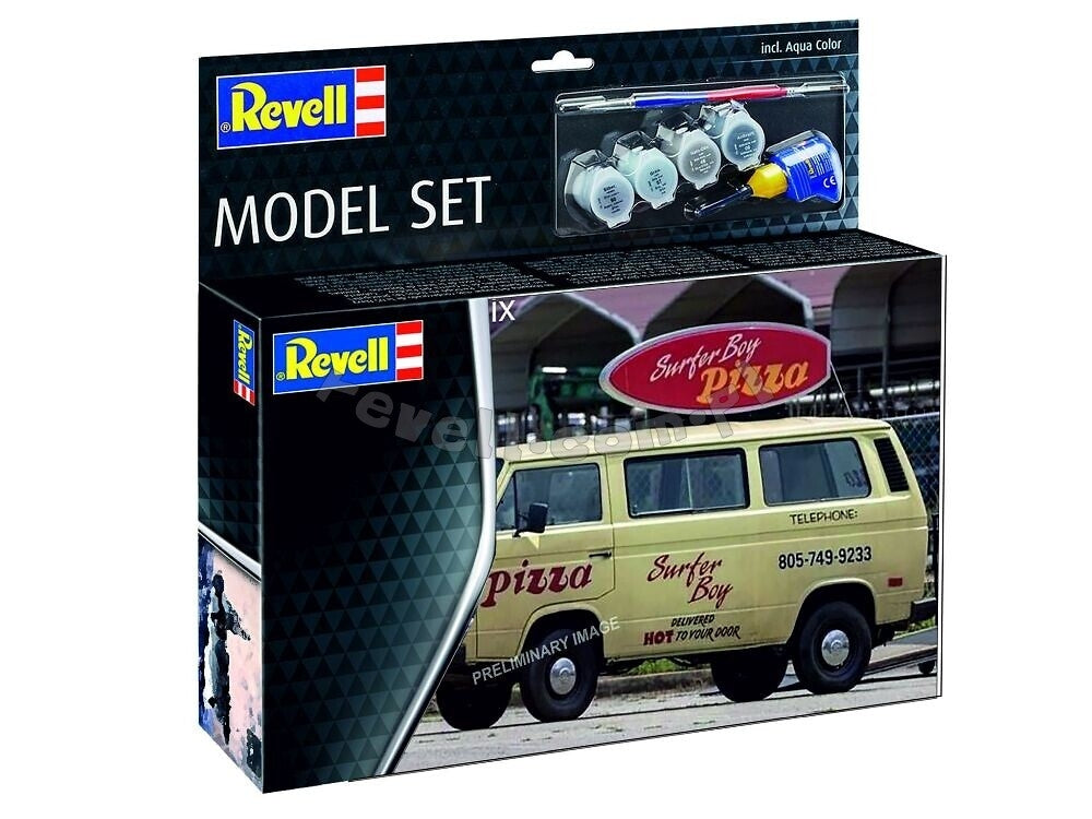 Revell 67725 VW T3 Bus Surfer Boy - Maquette Stranger Things à l&amp;#39;échelle 1/25