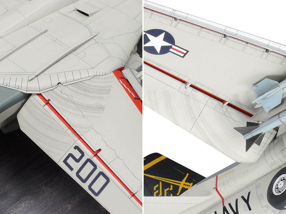 Tamiya 61122 Grumman F-14A Tomcat (modèle récent) Coffret de lancement sur porte-avions 1/48 – image 10