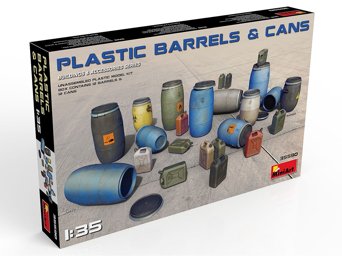 MiniArt 35590 Plastic Barrels &amp;amp; Cans 1/35 – image 2