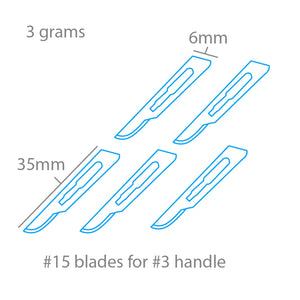 Modelcraft PKN9275 Blades #15 x 5 – zdjęcie 2