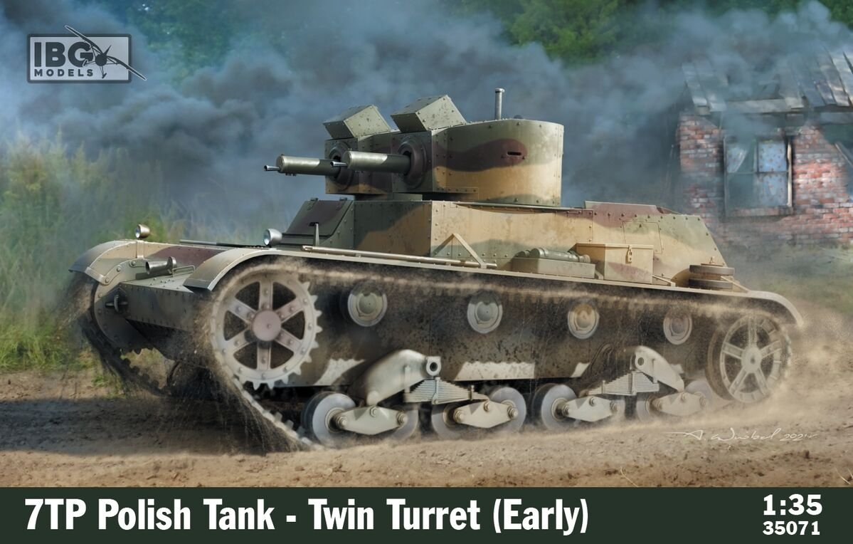 IBG 35071 7TP Char polonais - Tourelle double (première version) 1/35