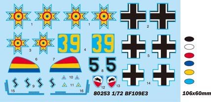 Hobby Boss 80253 Bf109E-3 Fighter 1/72 – zdjęcie 5