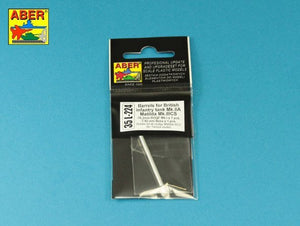 Canon Aber 35L-224 ROQF Mk.I 76,2 mm pour Matilda Mk.IIICS avec canon de mitrailleuse Besa (1/35) – image 5