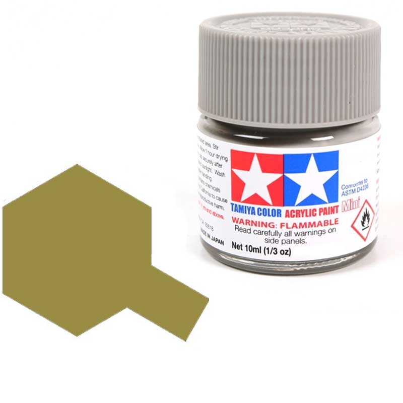 Peinture acrylique Tamiya XF49 Kaki (81749) 10 ml