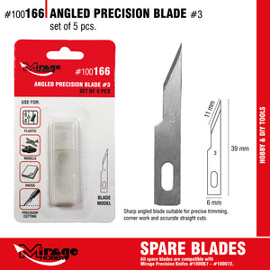 Mirage 100166 Angled Precision Blade (5 pcs) – imagen 2